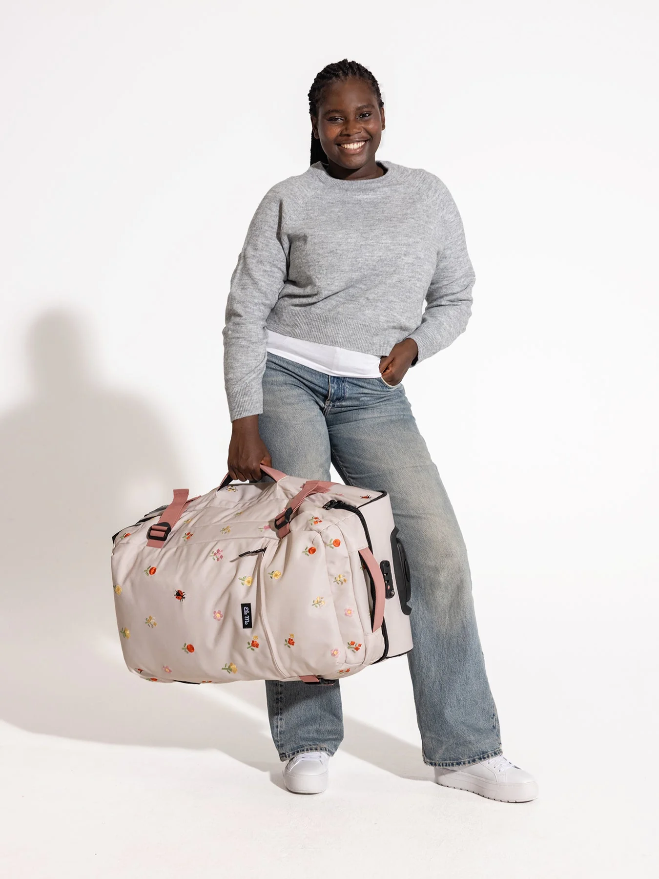 Ela Mo™ Reisetasche mit Rollen 78 Liter | Embroidery Edition Losy - Image 5